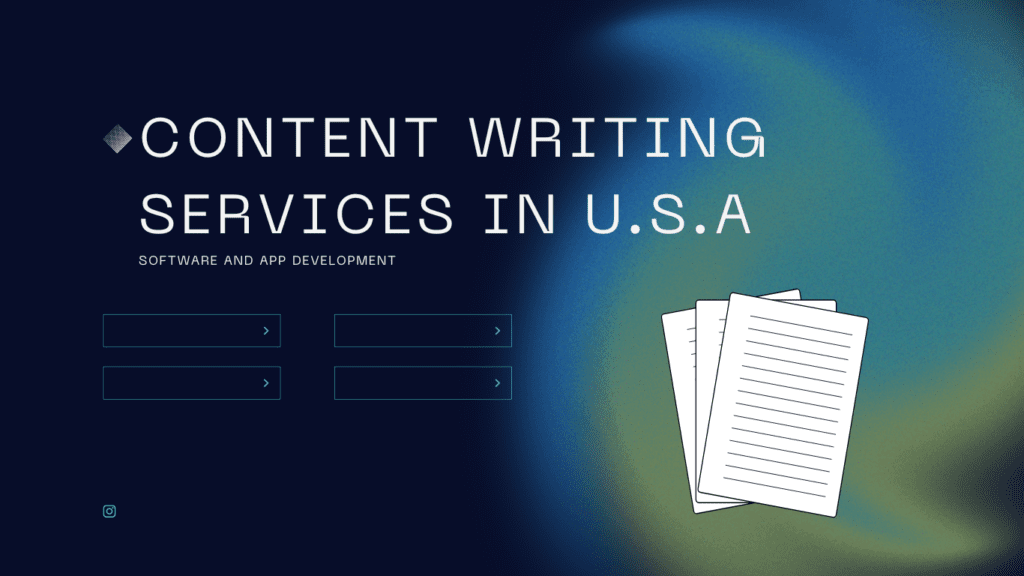 Content writing services in the USA:
